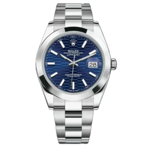 Rolex Datejust 41 Blue Motif Oyster Smooth Product