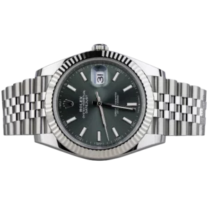 Rolex Datejust 41 Green Fluted Jubilee (2)