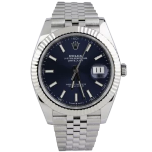 Rolex Datejust 41 Blue Fluted Jub Pre-owned (1)