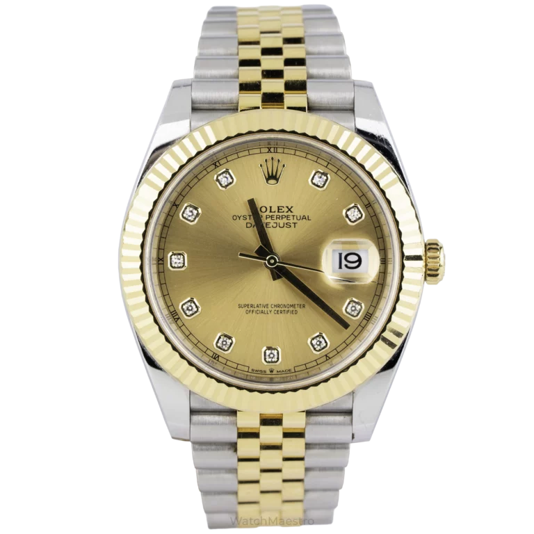 Rolex Datejust 41 Two Tone Champagne Diamond (1)