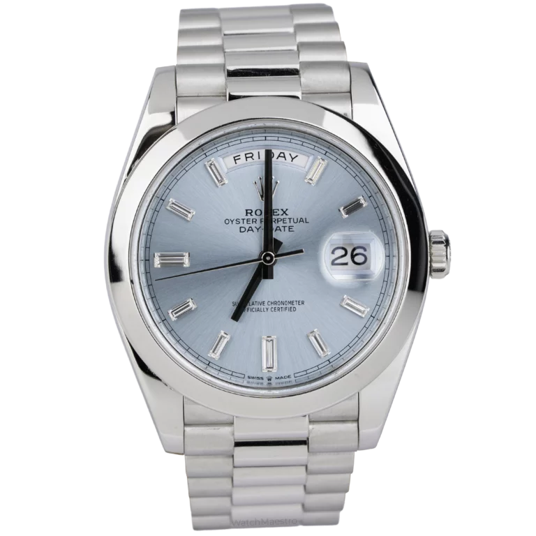 Rolex Day Date Platinum Ice Blue (1)