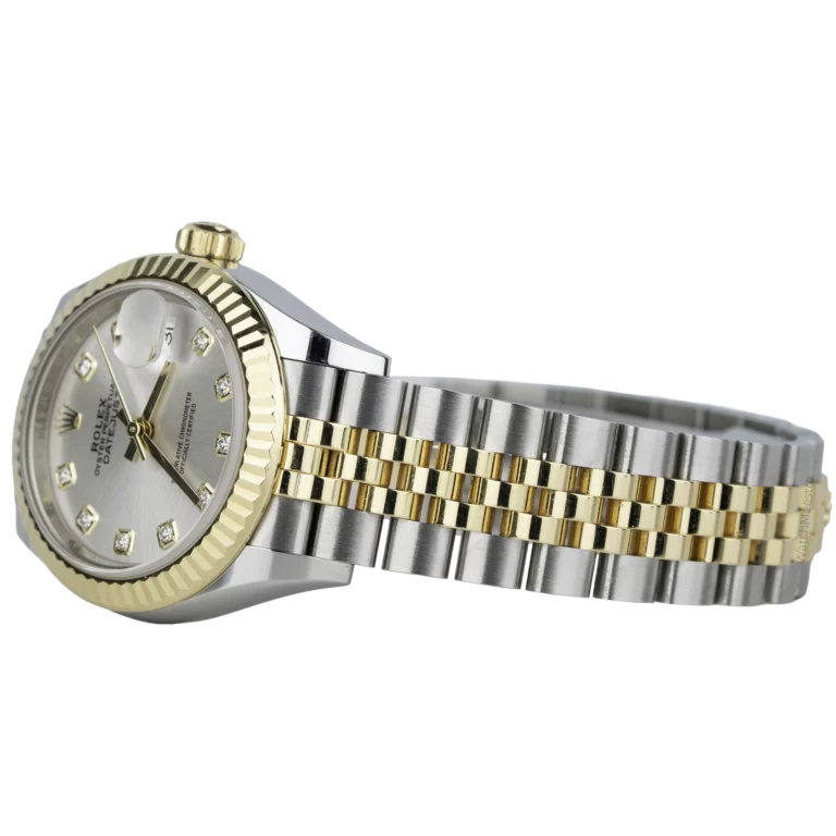 Rolex Datejust 28mm Two Tone Silver Diamond (3)