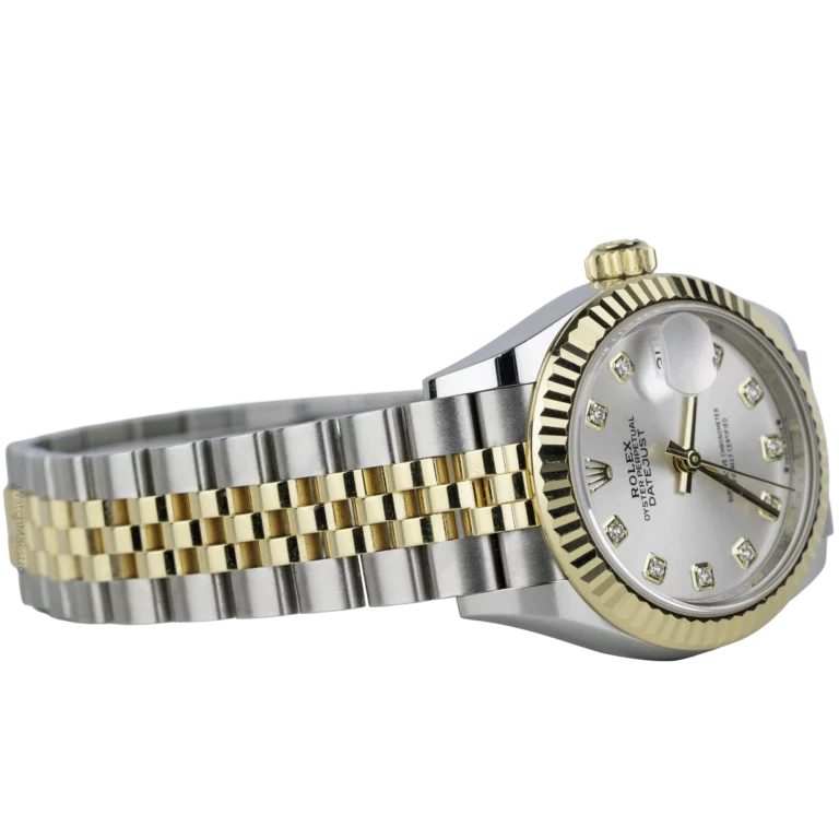 Rolex Datejust 28mm Two Tone Silver Diamond (4)