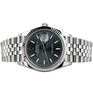Rolex Datejust 36 Green Fluted Jubilee (2)