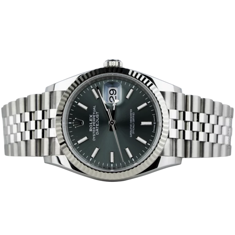 Rolex Datejust 36 Green Fluted Jubilee (2)