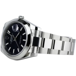 Rolex Datejust 41 Blue Smooth Oyster (3)