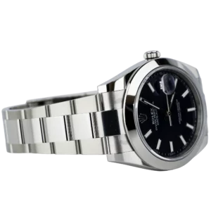 Rolex Datejust 41 Blue Smooth Oyster (4)