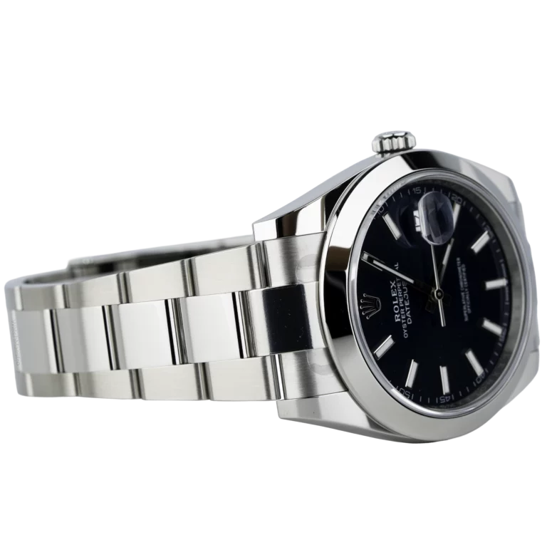 Rolex Datejust 41 Blue Smooth Oyster (4)