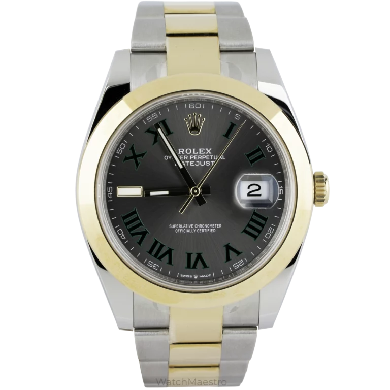 Rolex Datejust 41 Wimbledon Two Tone Smooth Oyster (1)