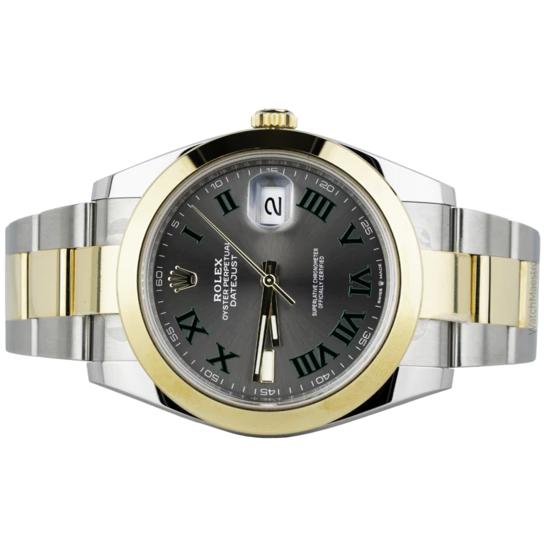 Rolex Datejust 41 Wimbledon Two Tone Smooth Oyster (2)