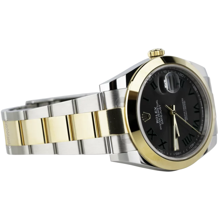 Rolex Datejust 41 Wimbledon Two Tone Smooth Oyster (4)