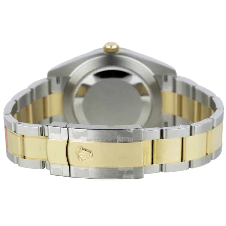 Rolex Datejust 41 Wimbledon Two Tone Smooth Oyster (5)