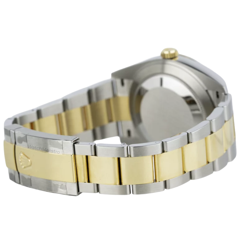 Rolex Datejust 41 Wimbledon Two Tone Smooth Oyster (7)