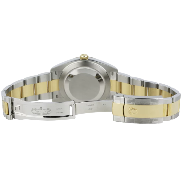 Rolex Datejust 41 Wimbledon Two Tone Smooth Oyster (9)
