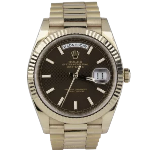 Rolex Day Date 40 Rose Gold Choco Dial (1)