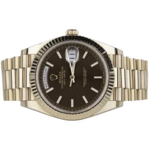Rolex Day Date 40 Rose Gold Choco Dial (2)