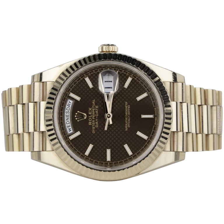Rolex Day Date 40 Rose Gold Choco Dial (2)