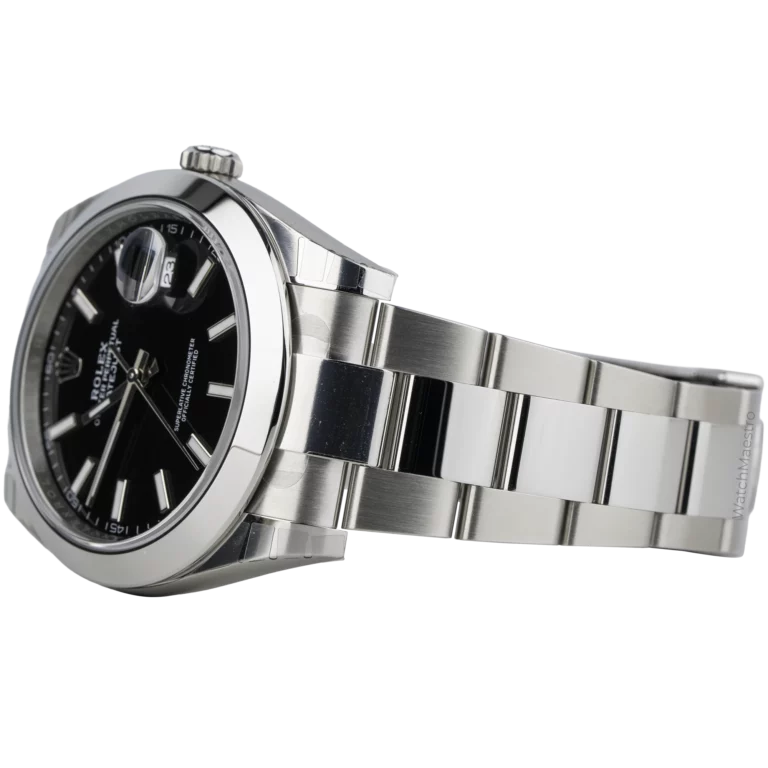Rolex DJ 41 Black Smooth Oyster 2025 (3)
