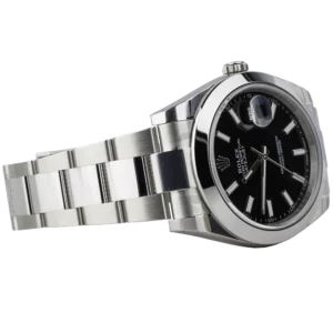 Rolex DJ 41 Black Smooth Oyster 2025 (4)