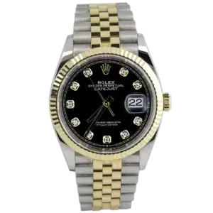 Rolex Datejust 36 Black Diamond Two Tone (1)