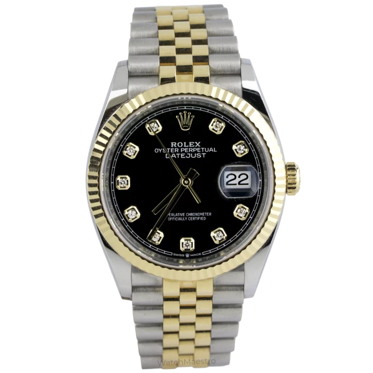 Rolex Datejust 36 Black Diamond Two Tone (1)