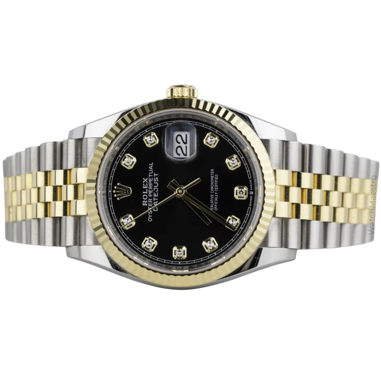 Rolex Datejust 36 Black Diamond Two Tone (2)