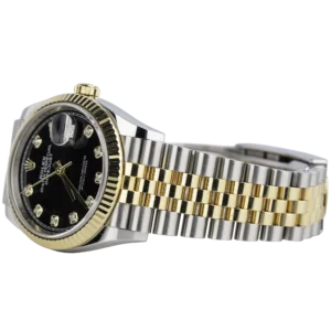 Rolex Datejust 36 Black Diamond Two Tone (3)