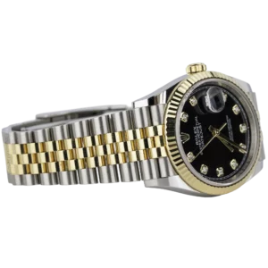 Rolex Datejust 36 Black Diamond Two Tone (4)