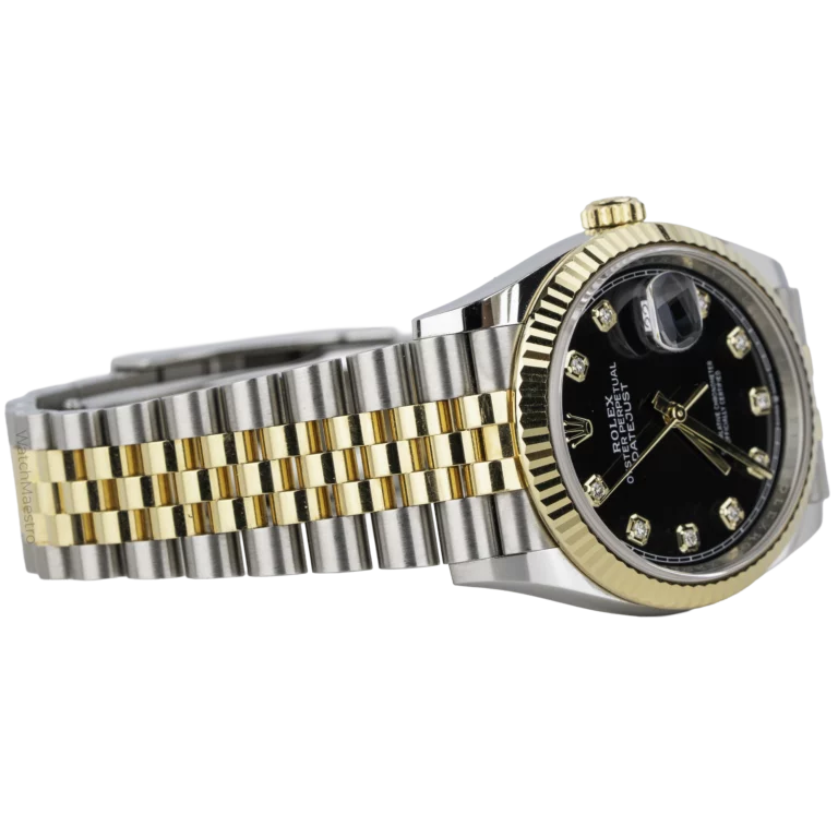 Rolex Datejust 36 Black Diamond Two Tone (4)
