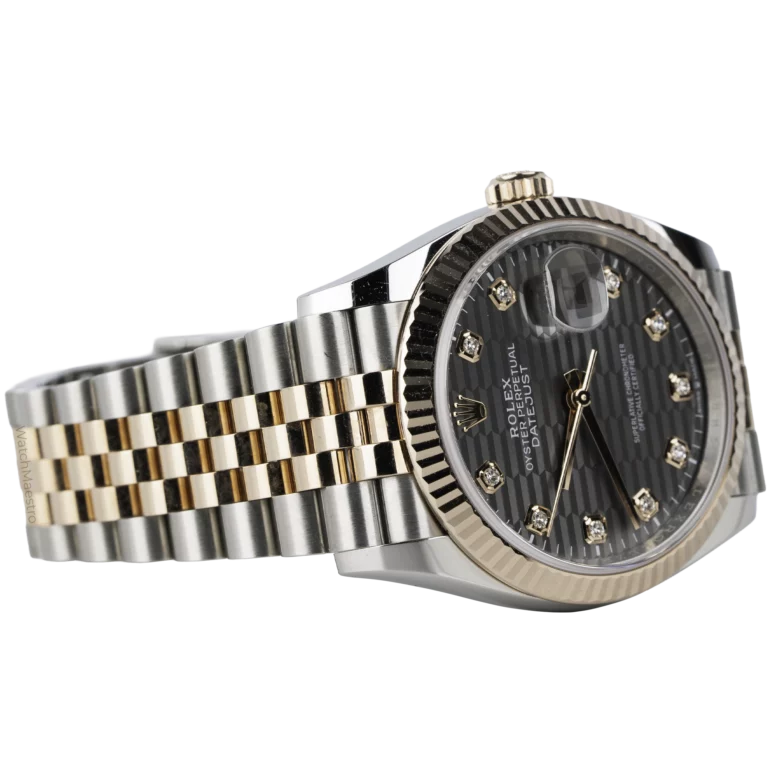 Rolex Datejust 36 Grey Motif Two Tone (4)