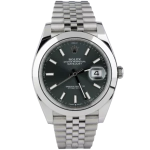 Rolex Datejust 41 Green Smooth Jubilee (1)
