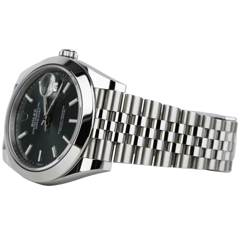 Rolex Datejust 41 Green Smooth Jubilee (3)