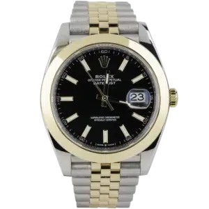 Rolex Datejust 41 Two Tone Smooth Bezel Jubilee bracelet (1)