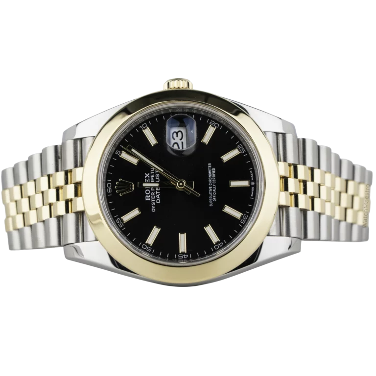 Rolex Datejust 41 Two Tone Smooth Bezel Jubilee bracelet (2)