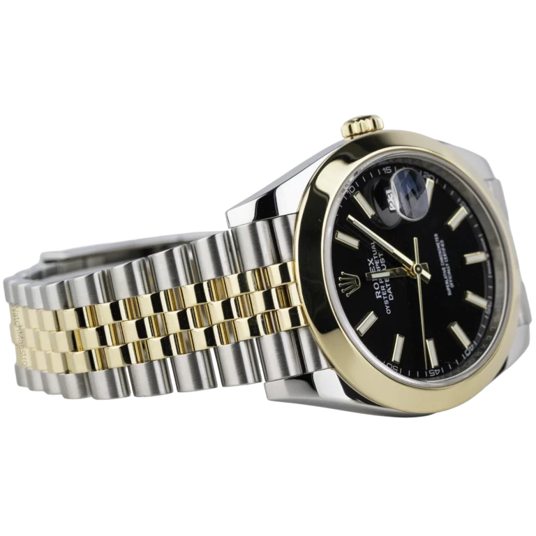 Rolex Datejust 41 Two Tone Smooth Bezel Jubilee bracelet (4)