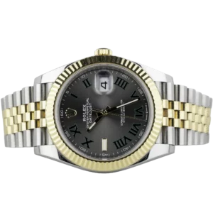 Rolex Datejust 41 Wimbledon Two Tone Fluted Jubilee (2)
