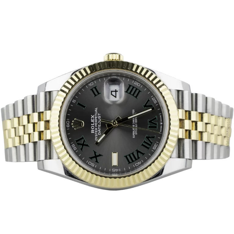 Rolex Datejust 41 Wimbledon Two Tone Fluted Jubilee (2)