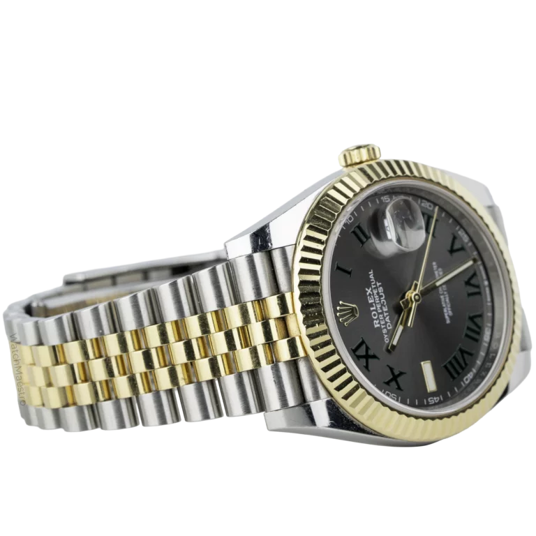 Rolex Datejust 41 Wimbledon Two Tone Fluted Jubilee (4)