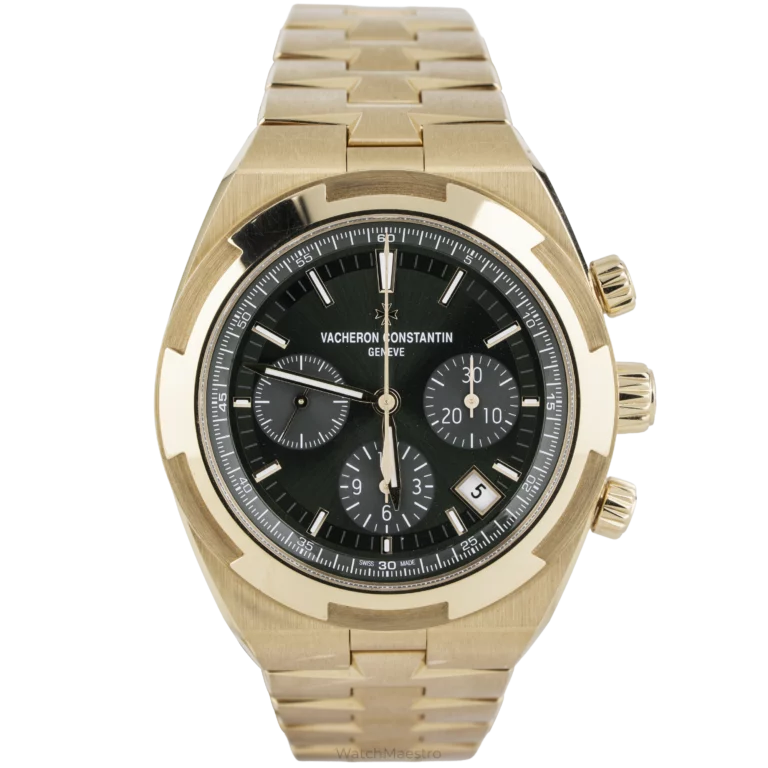 Vacheron Rose Gold Green Dial Chronograph (1)