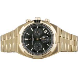 Vacheron Rose Gold Green Dial Chronograph (2)