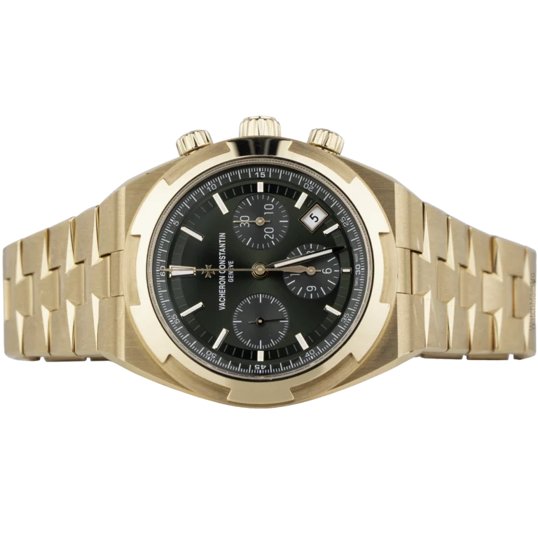 Vacheron Rose Gold Green Dial Chronograph (2)