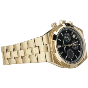 Vacheron Rose Gold Green Dial Chronograph (4)