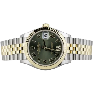 Rolex Datejust 31 Two Tone Green Roman (2)