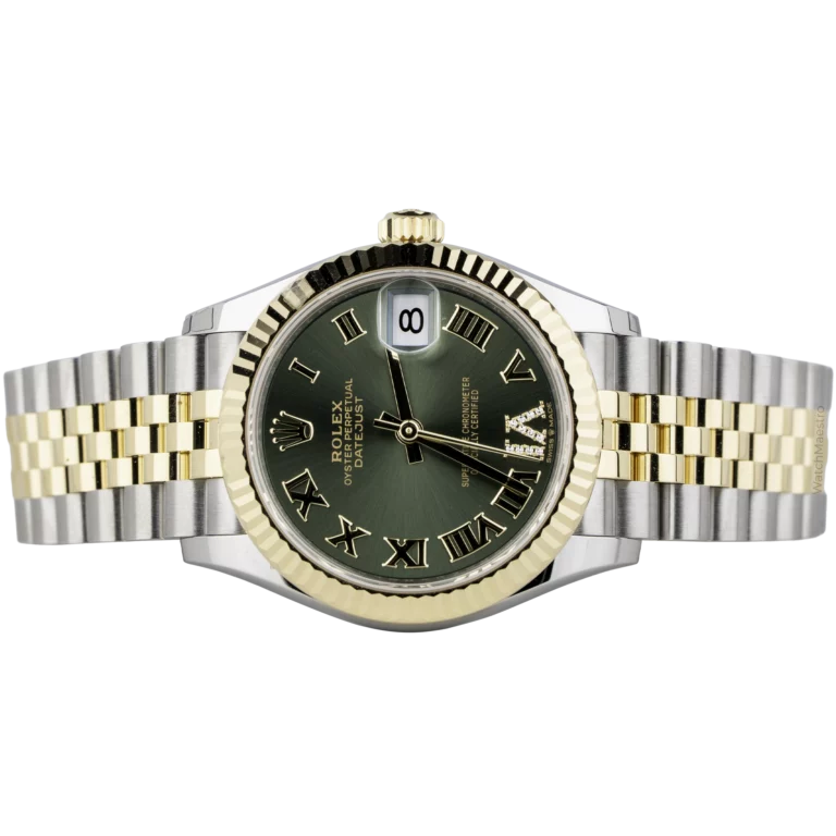 Rolex Datejust 31 Two Tone Green Roman (2)