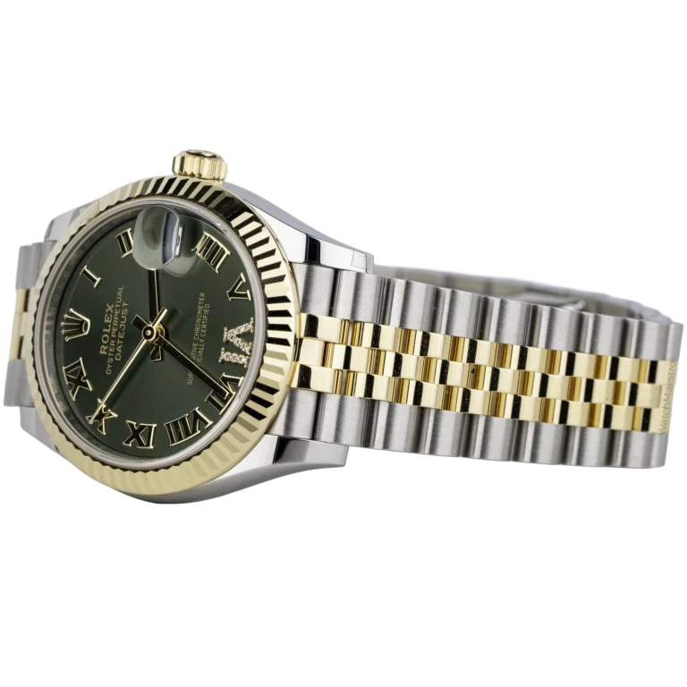 Rolex Datejust 31 Two Tone Green Roman (3)