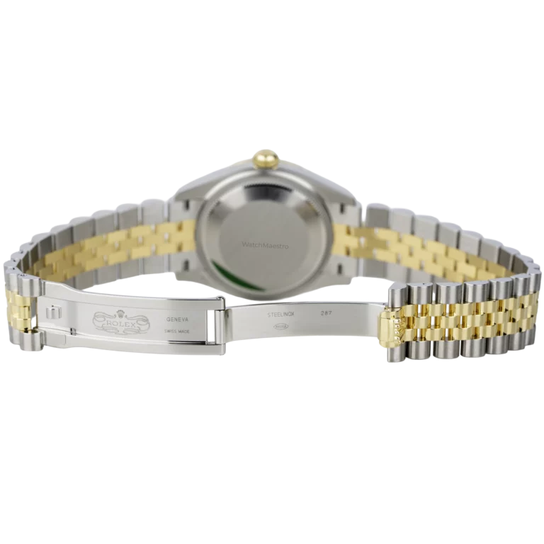 Rolex Datejust 31 Two Tone Green Roman (8)