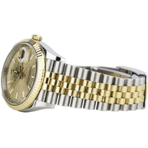 Rolex Datejust 36 Two Tone Motif Champagne Fluted Jubilee (3)
