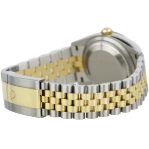 Rolex Datejust 36 Two Tone Motif Champagne Fluted Jubilee (7)