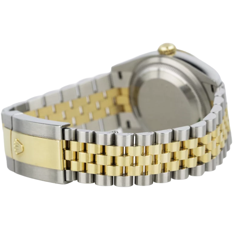 Rolex Datejust 36 Two Tone Motif Champagne Fluted Jubilee (7)
