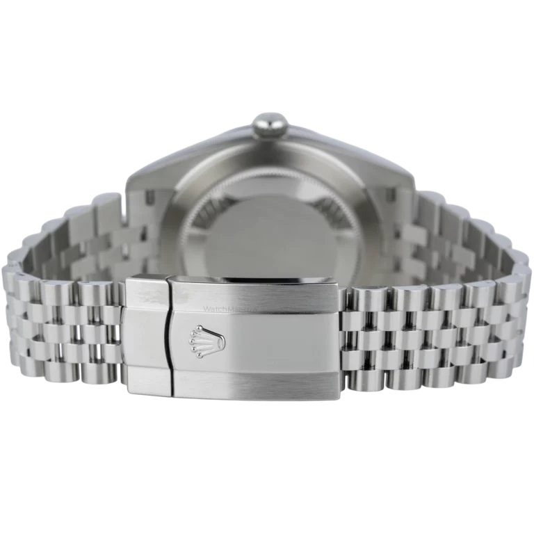 Rolex Datejust 41 Rhodium Diamonds Steel Fluted Jubilee (5)